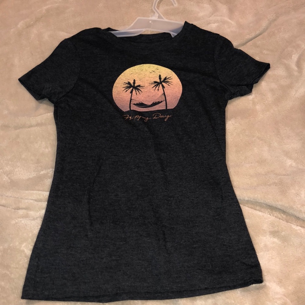 sunset smile tee shirt